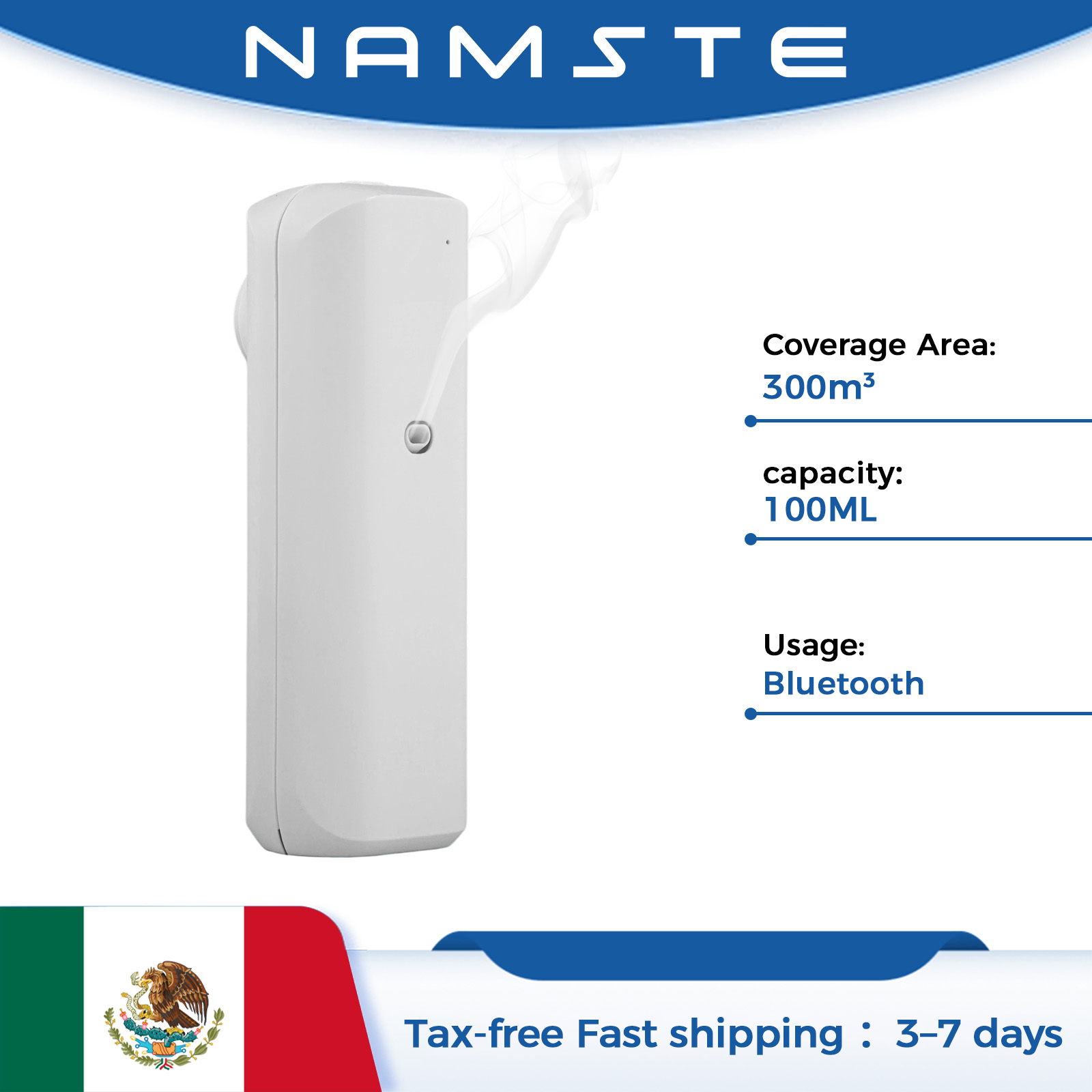Home Fragrance Oils For Diffusers - NAMSTE Aromatic Oil Diffuser Bluetooth Fragrance