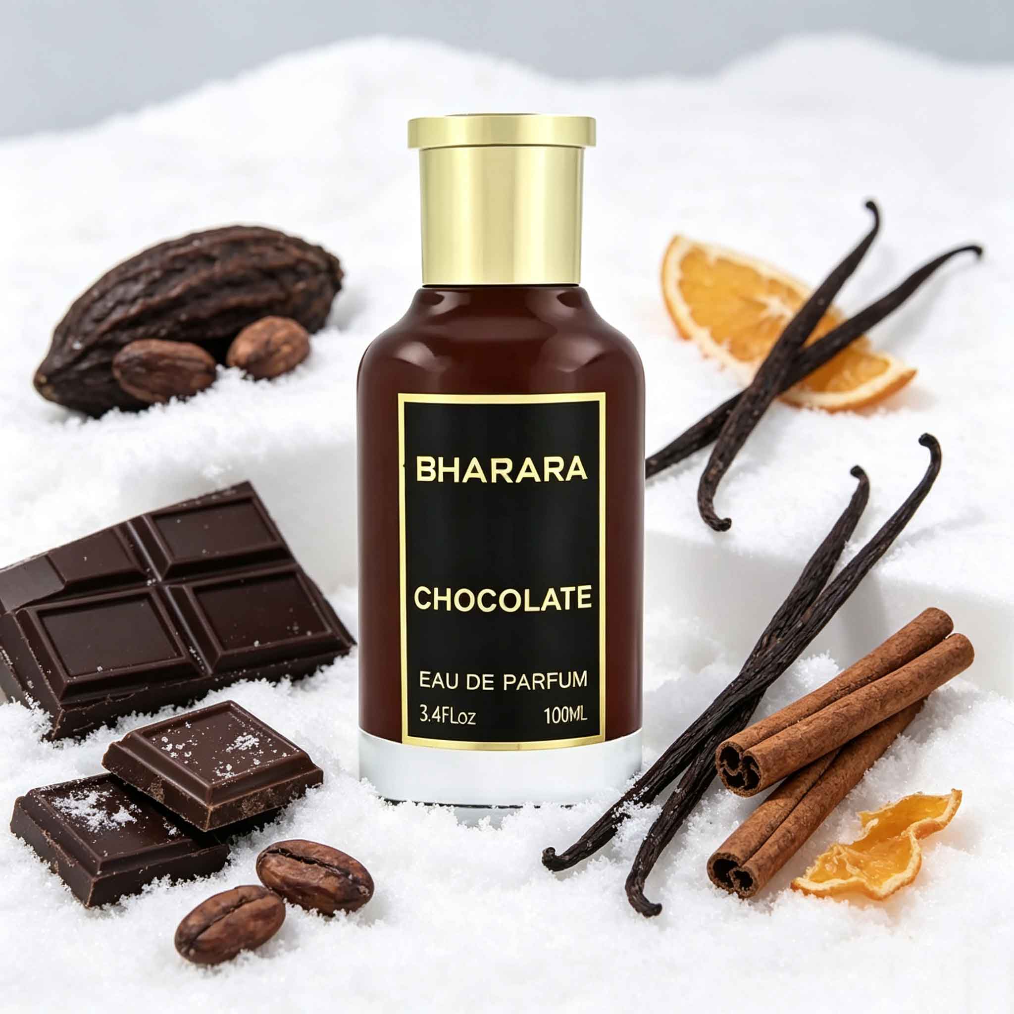 Home Fragrance - Bharara Chocolate Long‑Lasting EDP, Rich Layered