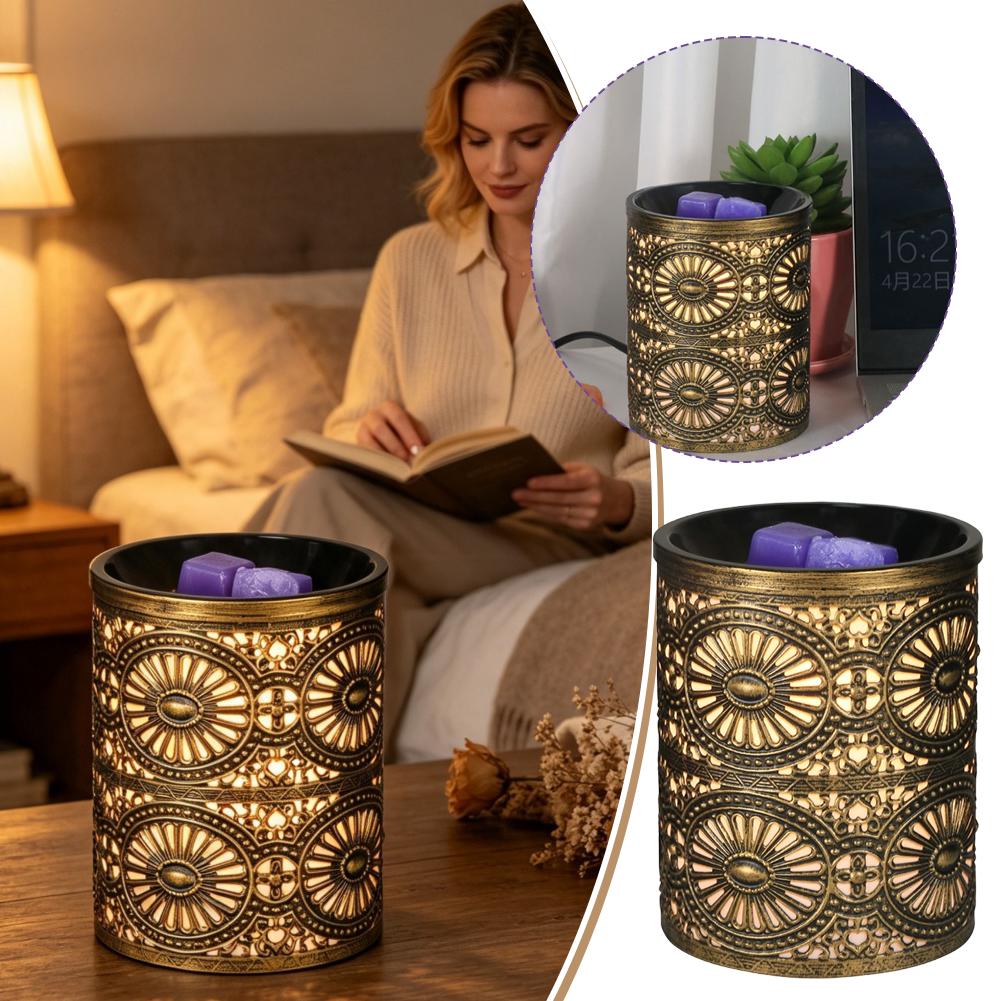 Home Fragrance - New Fragrance Night Light Golden Geometric