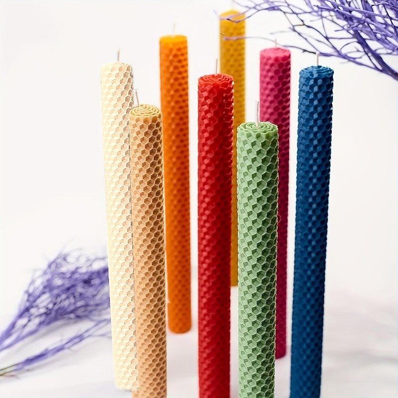 Beeswax Taper Candle - 18/27 Beeswax Fine Taper Candles Tall
