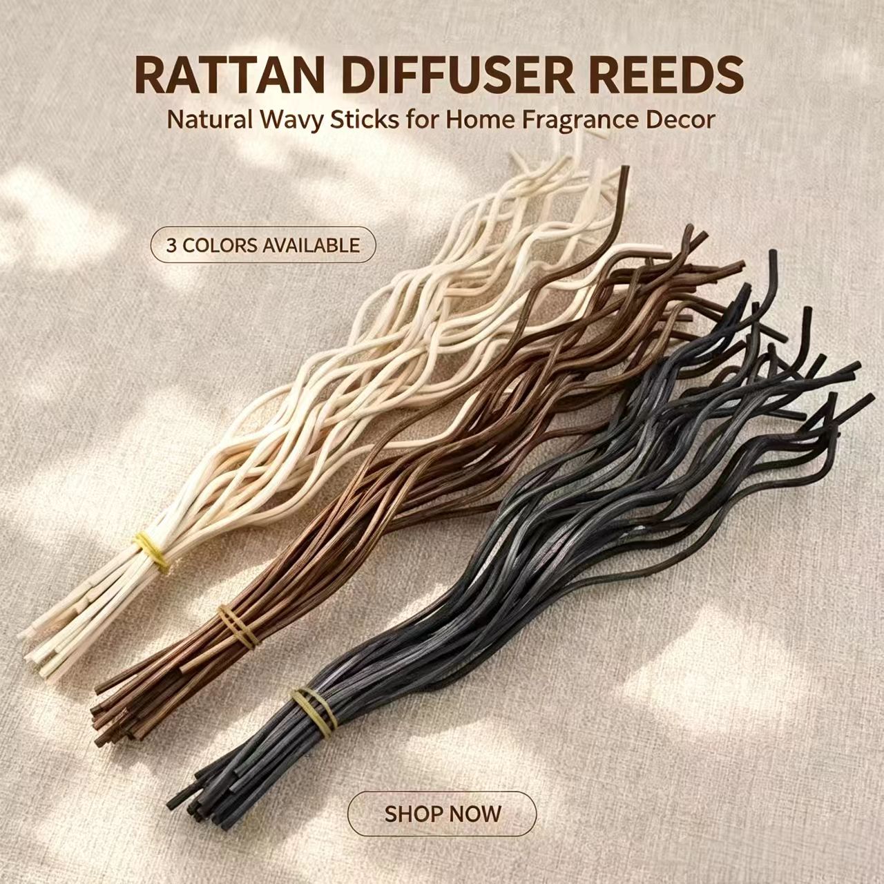20Pcs Long Wavy Rattan Reed Di - Home Fragrance Janzen review and price