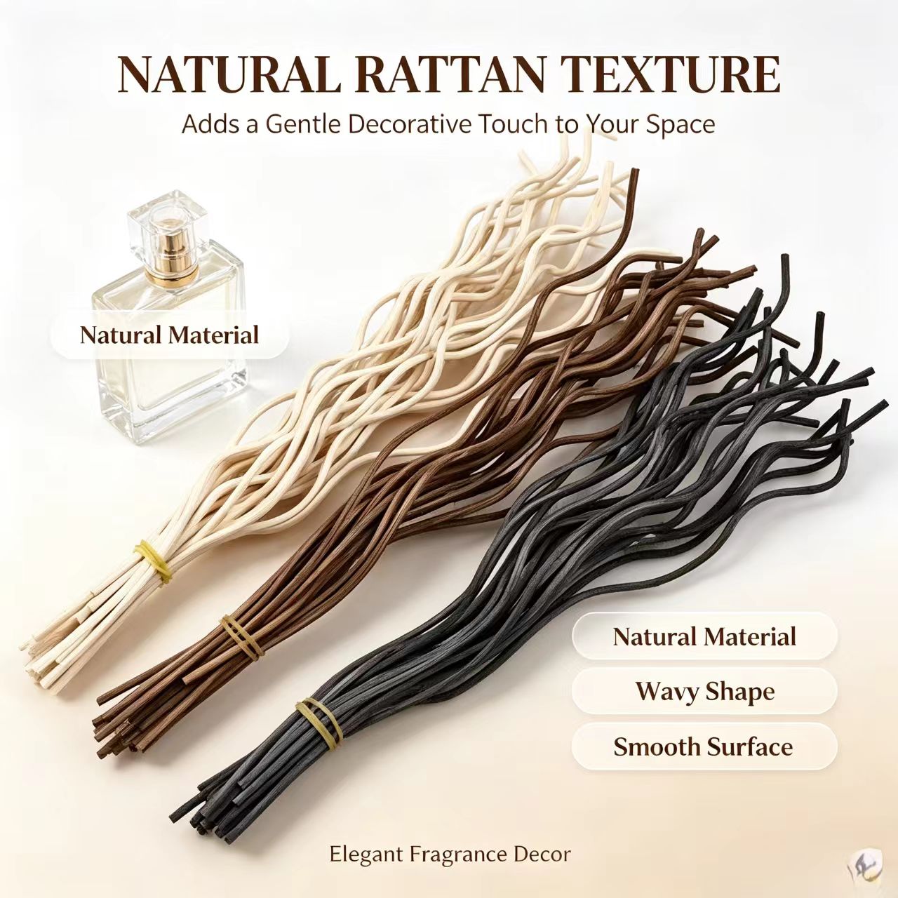 20Pcs Long Wavy Rattan Reed Di - Home Fragrance Janzen review and price