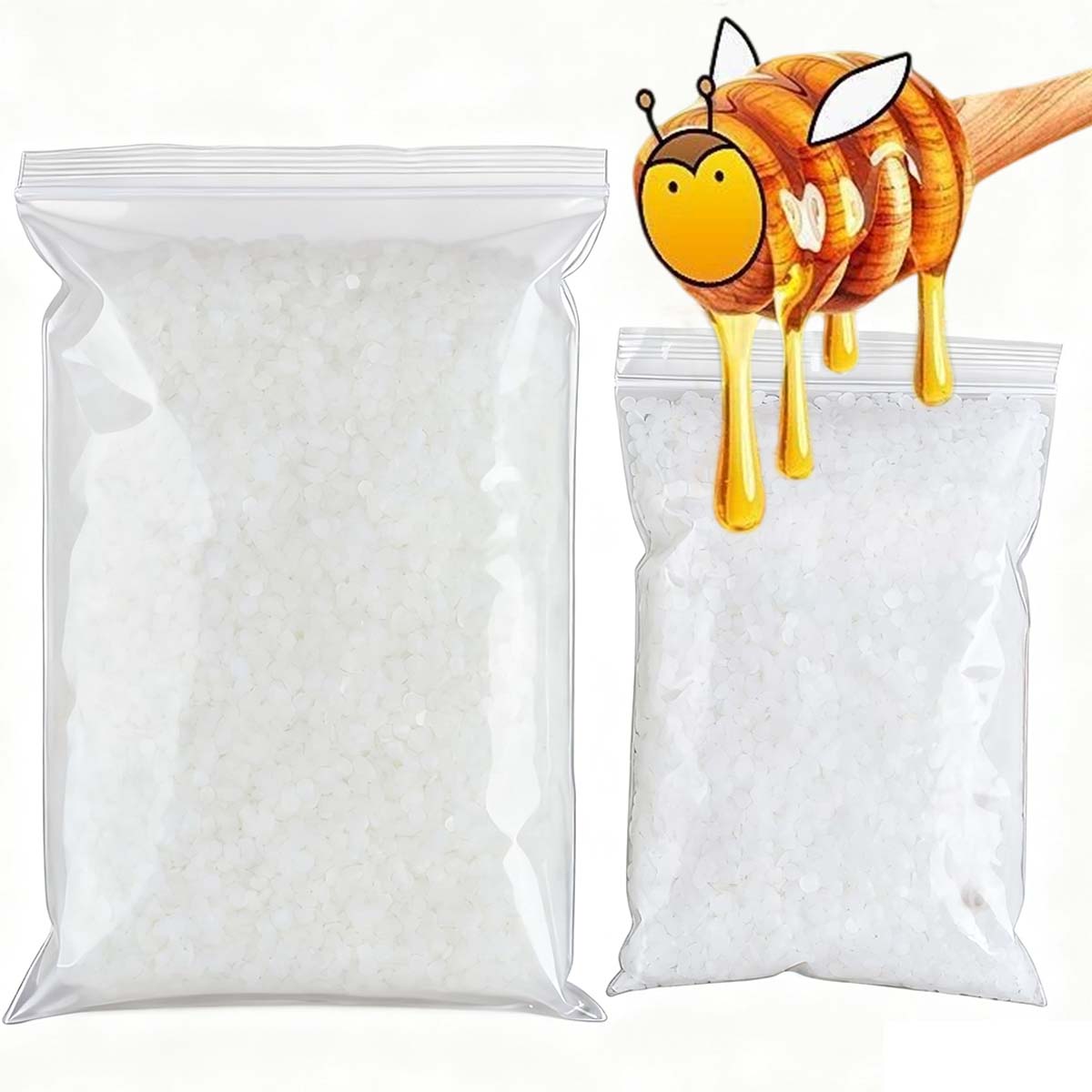 200g-1000g White Beeswax Pure  - Beeswax Taper Candle review and price