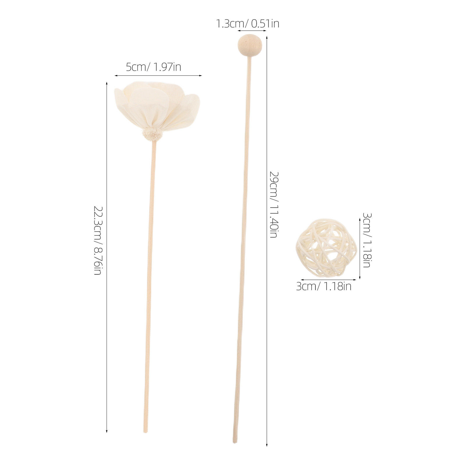 22Pcs Jasmine Reed Diffuser Se - Home Fragrance Jasmine Diffuser review and price