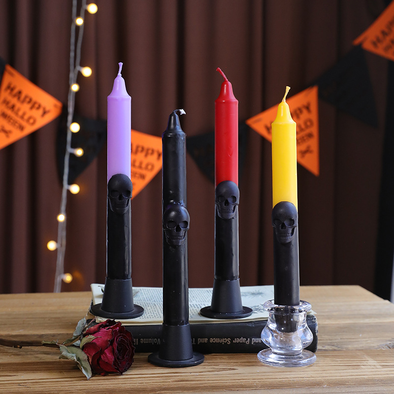 Gothic Skull Taper Candles Aut - Beeswax Taper Candle review and price