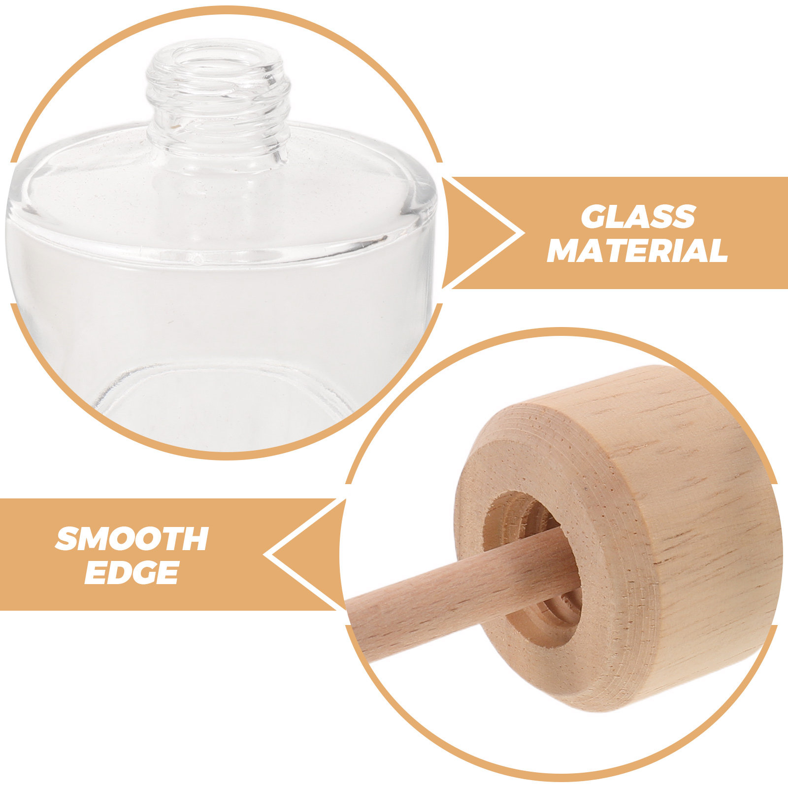 2Pcs Clear Glass Reed Diffuser - Home Fragrance review and price