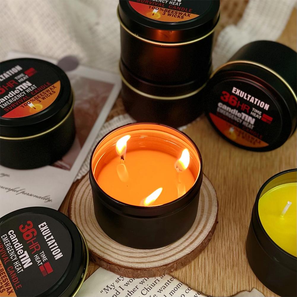 Emergency Candle 36 Hour 3 Wic - Beeswax Taper Candle review and price